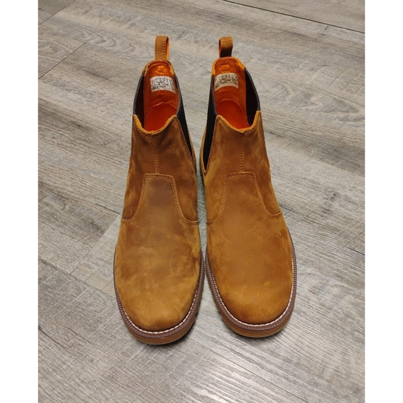 Mens Timberland Premium Leather Redwood Falls Chelsea Boot sz 12 WHEAT GRIPSTICK main image 6